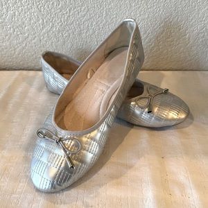 Danskin Silver Adore Ballet Flats